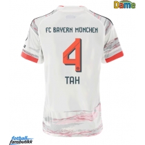 Bayern Munich Jonathan Tah #4 Bortedrakt Dame 2025-26 Kortermet